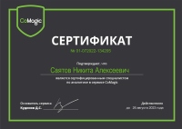 Сертификат Promo Group — 7